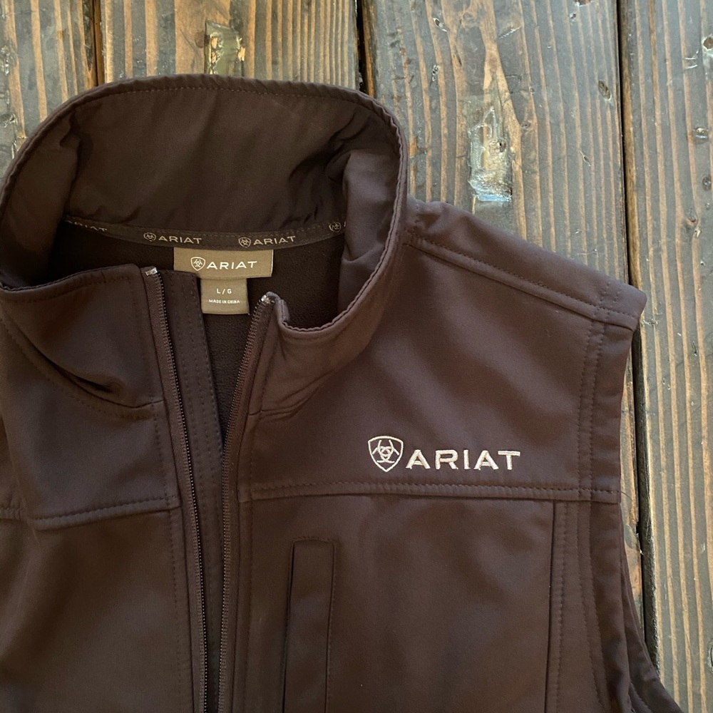 Men’s Ariat Softshell Brown Vest